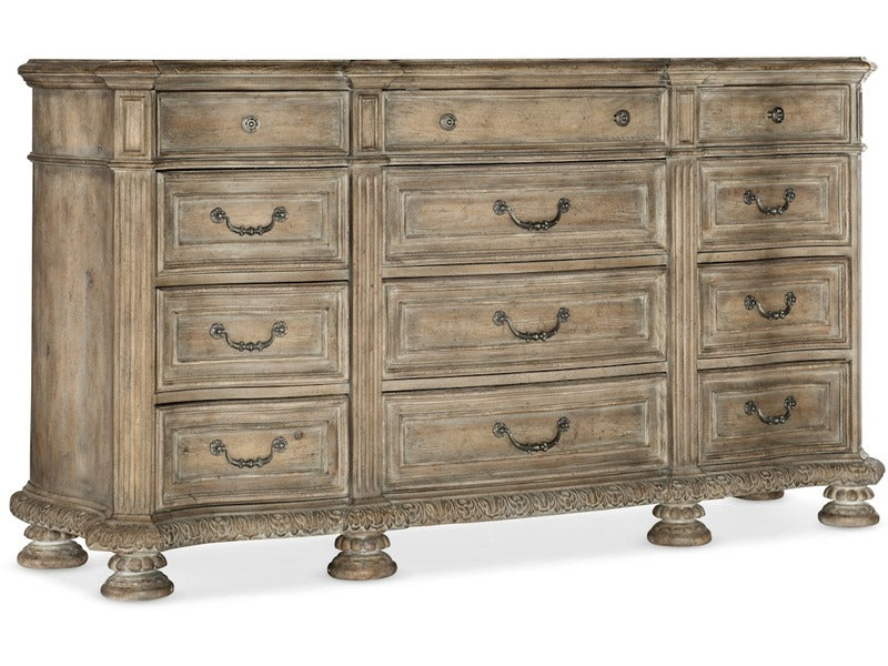 Hooker Furniture Castella Twelve Drawer Dresser