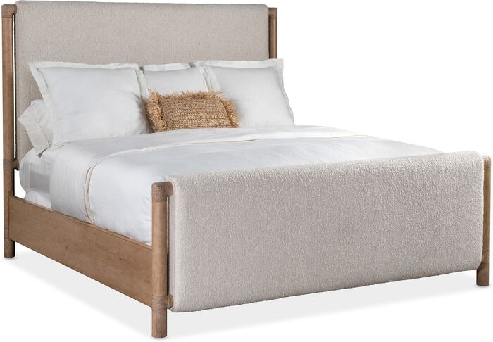 Hooker Furniture Bedroom Retreat 6/0-6/6 Upholstered Panel Footboard