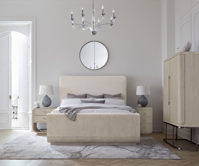 Hooker Furniture Bedroom Modern Mood Upholstered Panel Bed