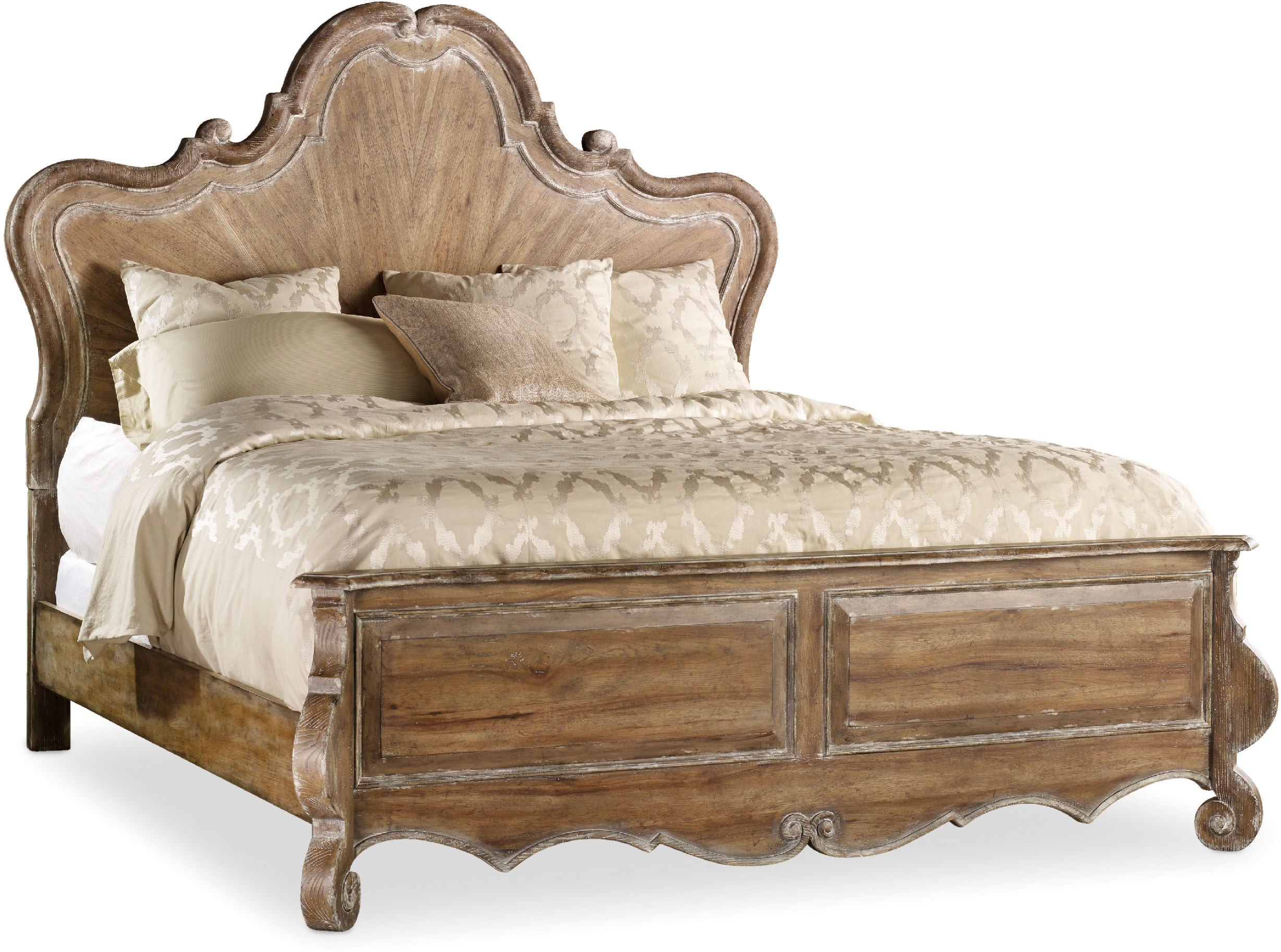 Hooker Furniture Bedroom Chatelet Wood Panel Bed