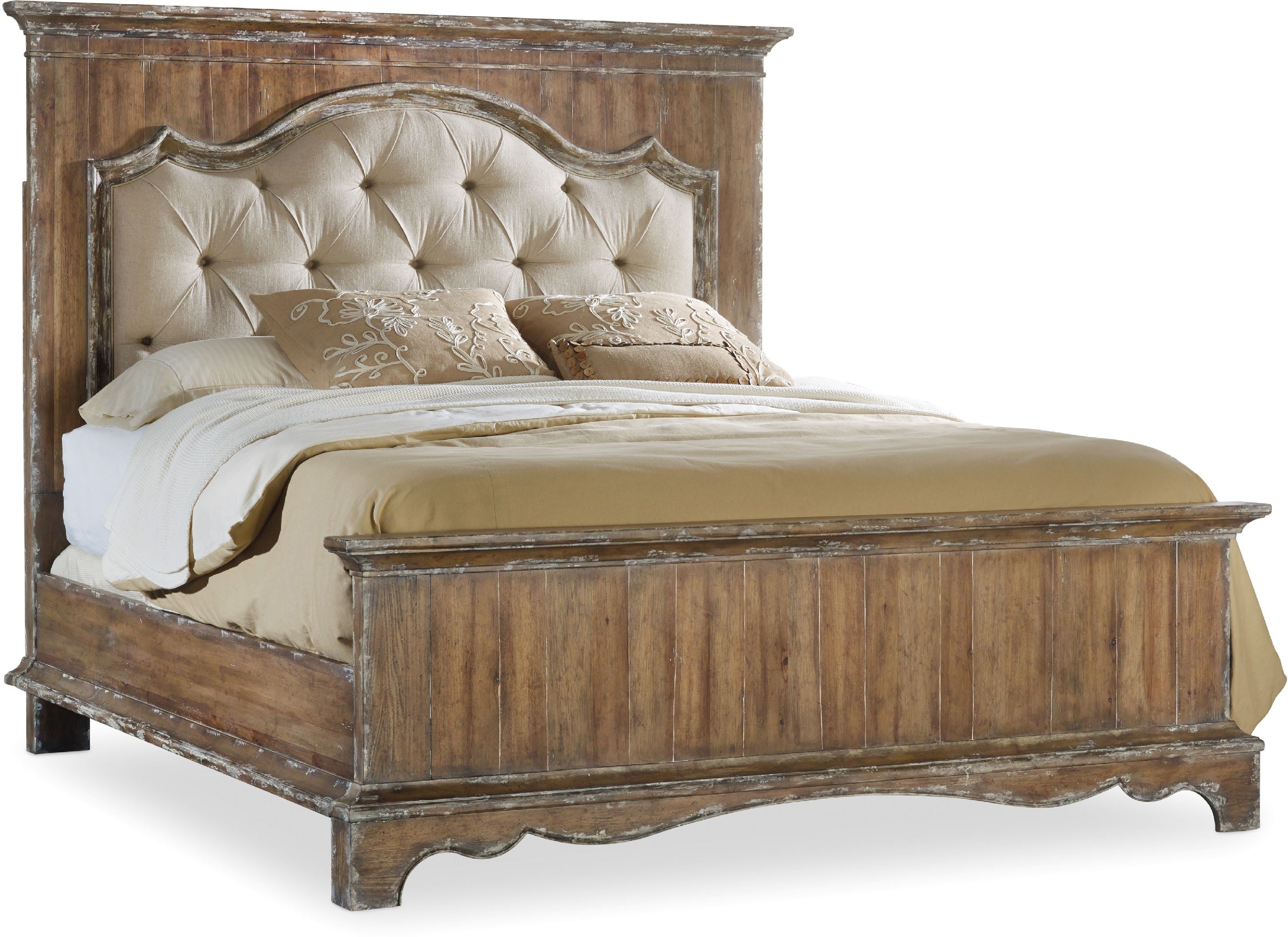 Hooker Furniture Bedroom Chatelet Upholstered Mantle Panel Bed