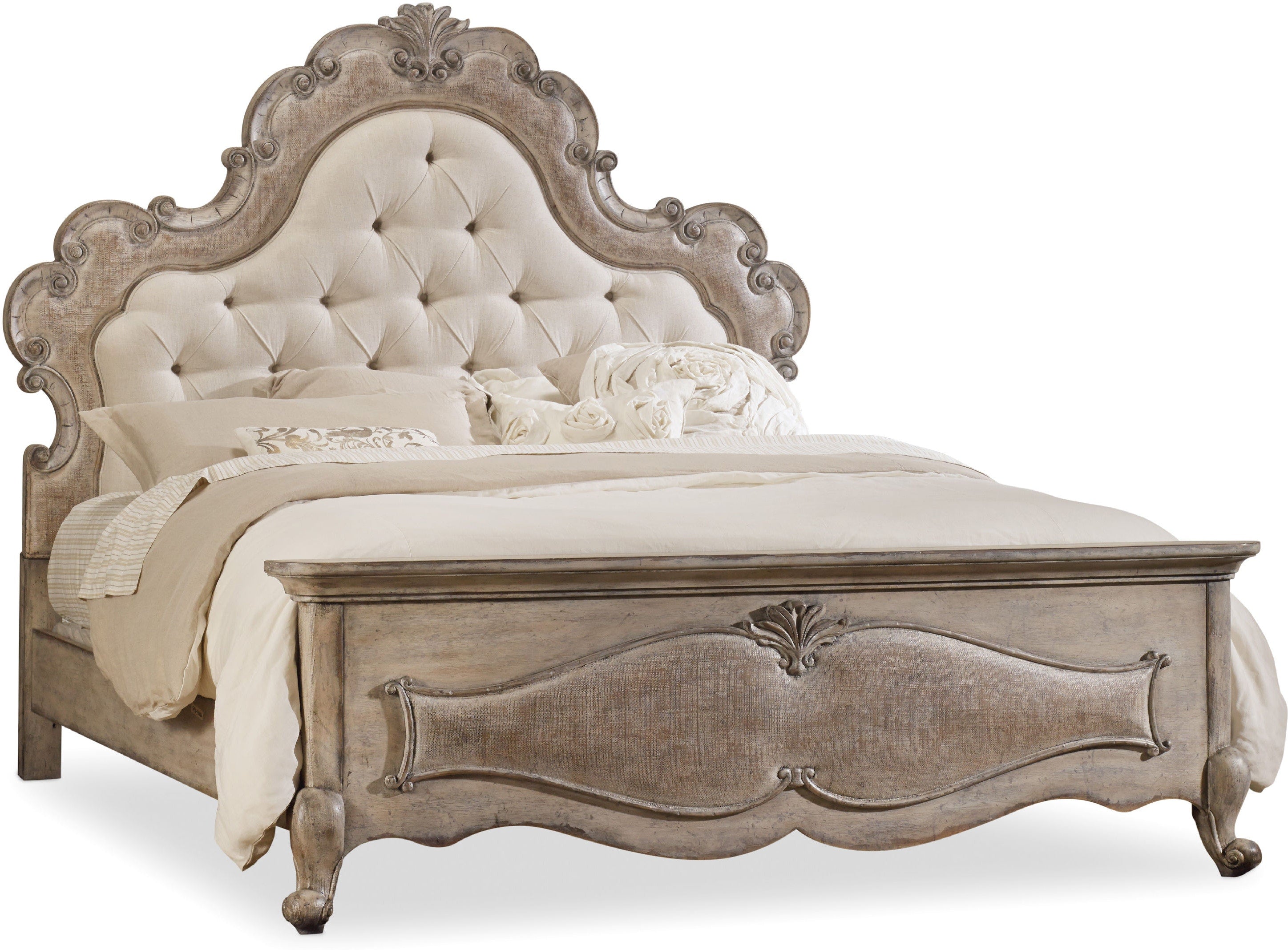 Hooker Furniture Bedroom Chatelet Upholstered Panel Bed