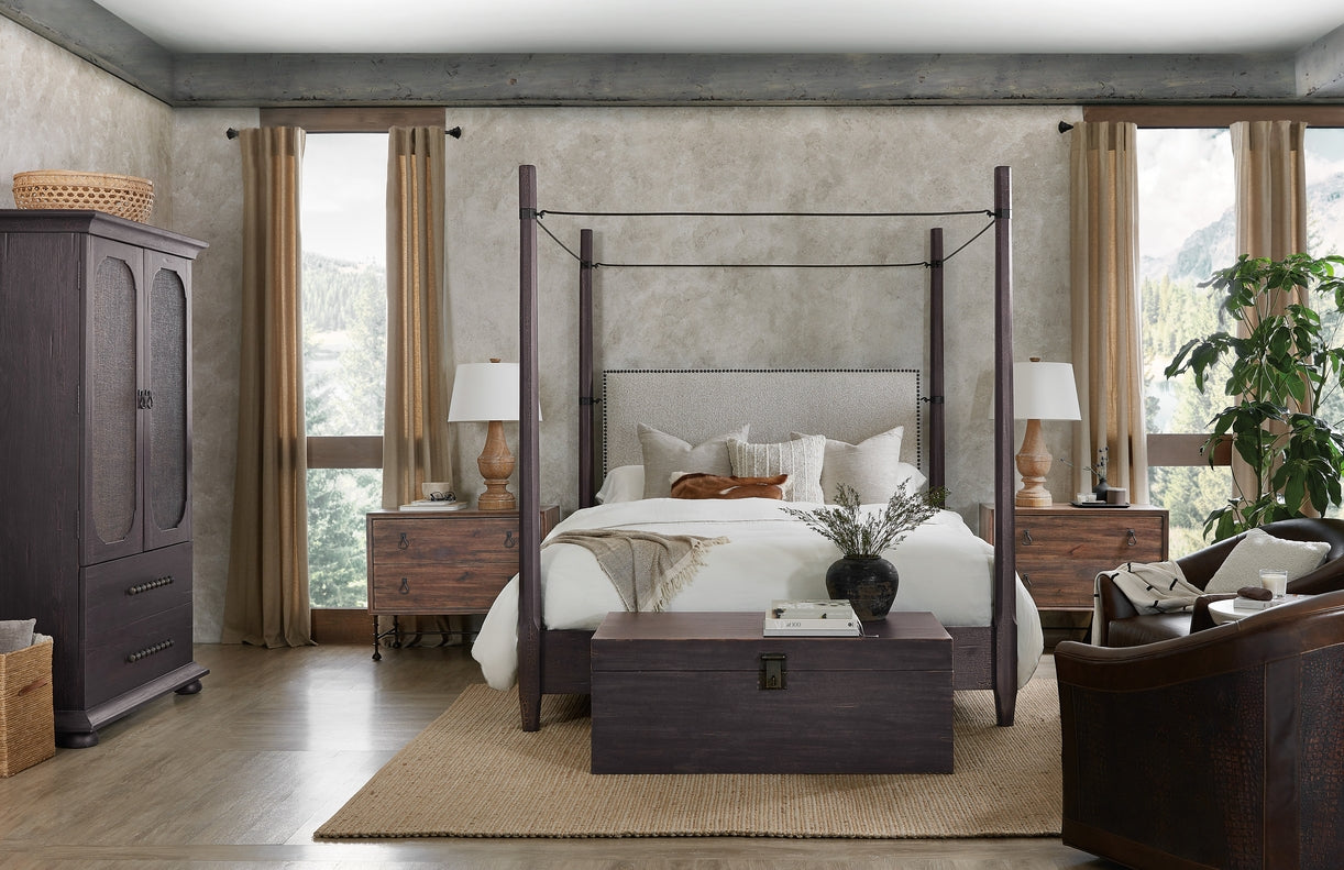 Hooker Furniture Bedroom Big Sky 6/0 Rails Canopy