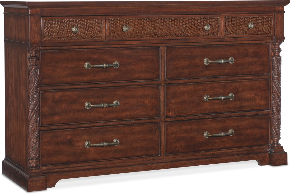 Hooker Furniture Charleston Nine-Drawer Dresser