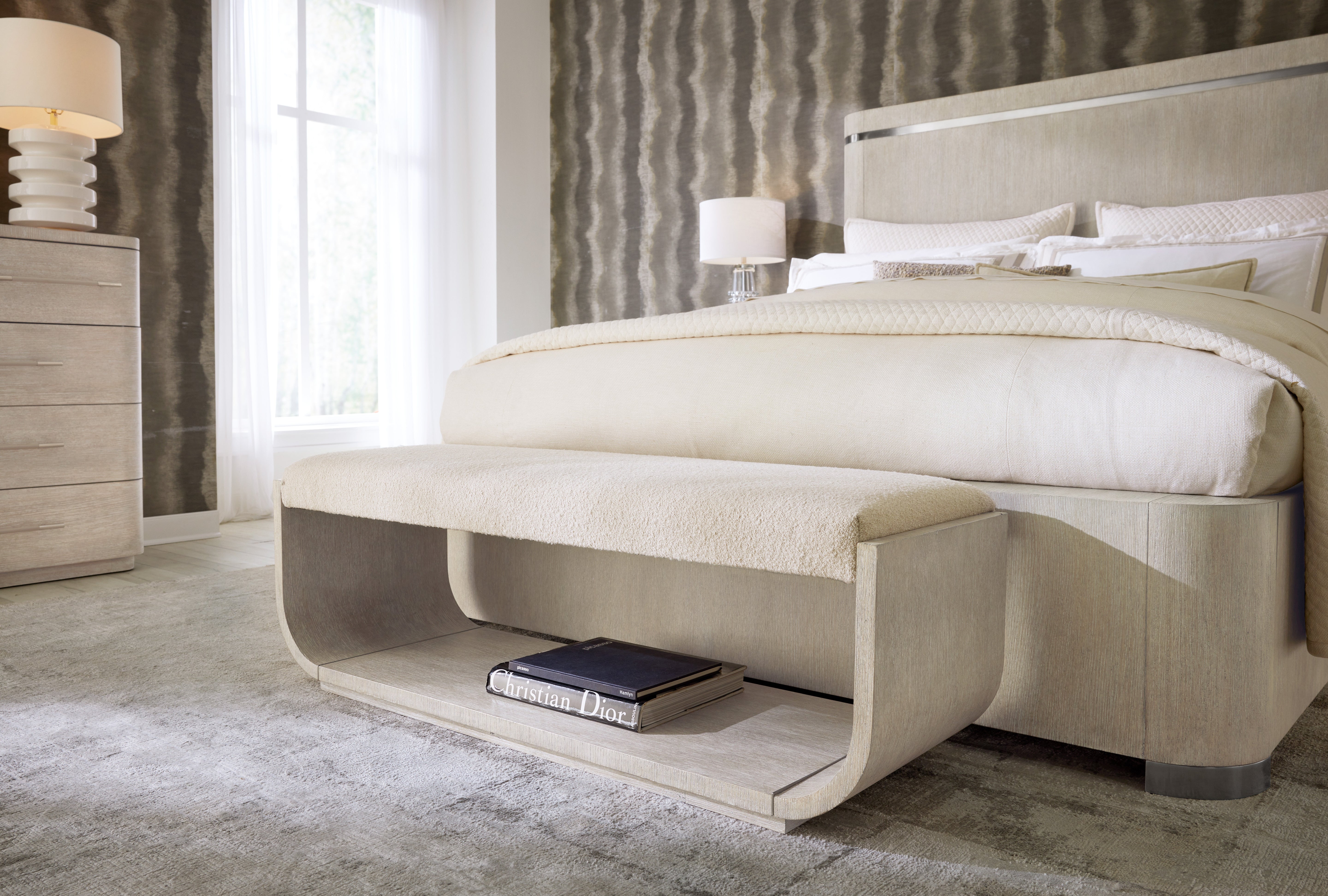 Hooker Furniture Modern Mood Bed Bench