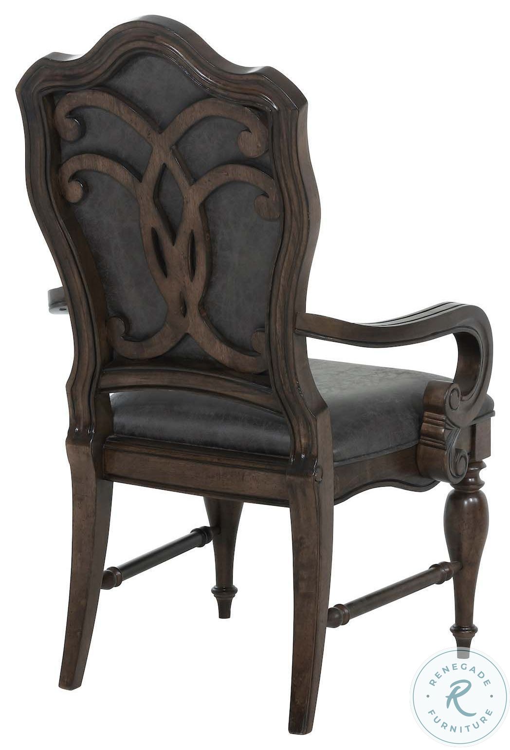 Set of 2 Armchairs in Rich Brown Solid Wood Acacia By: Alabama Beds