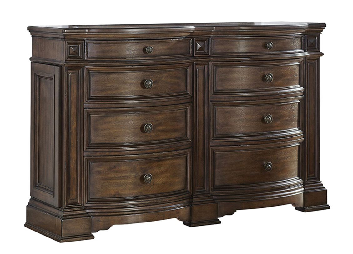 Avalon Furniture B430 Dresser in Brown Acacia B00430-D