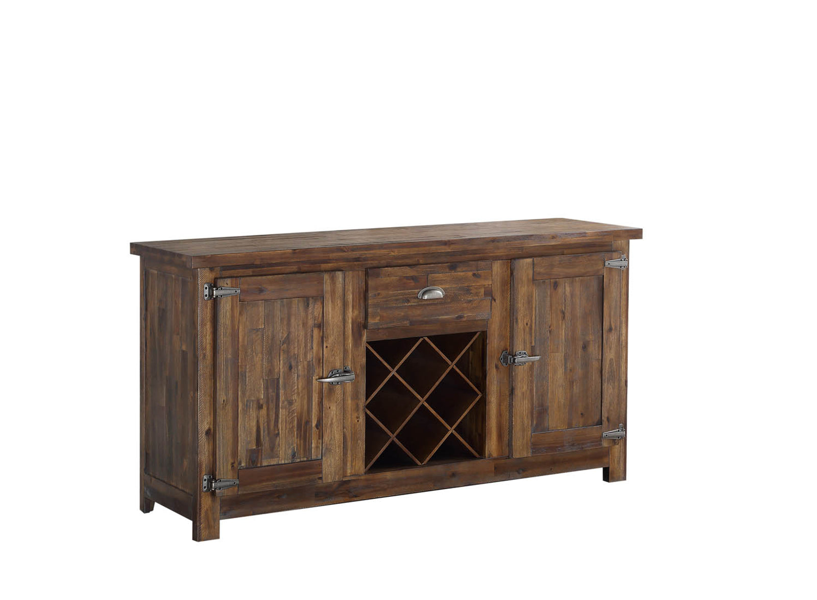 Fresno Dining Room Rustic Storage Server in Brown By: Alabama Beds