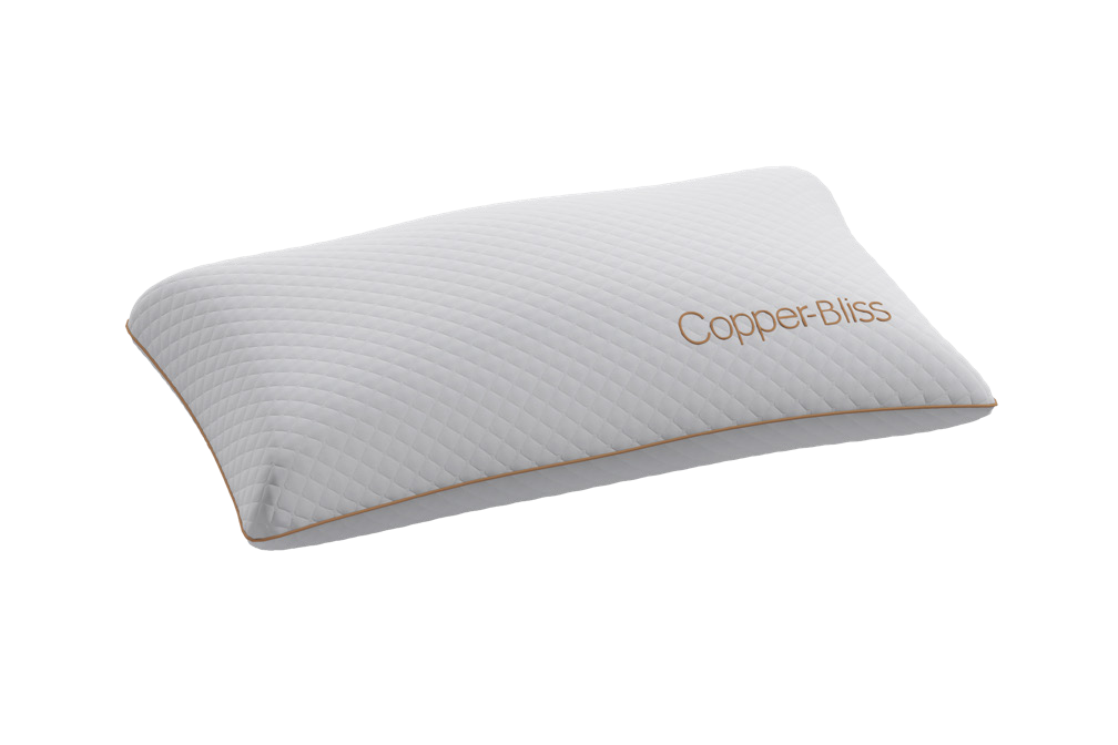 Copper infused shops memory foam pillow