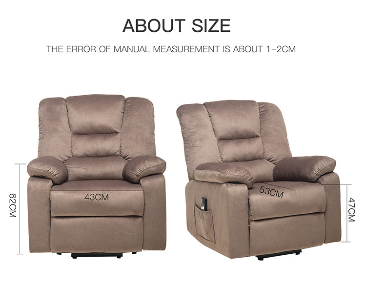 Power Lift Recliner Chair for Elderly with Backrest for Living Room By: Alabama Beds
