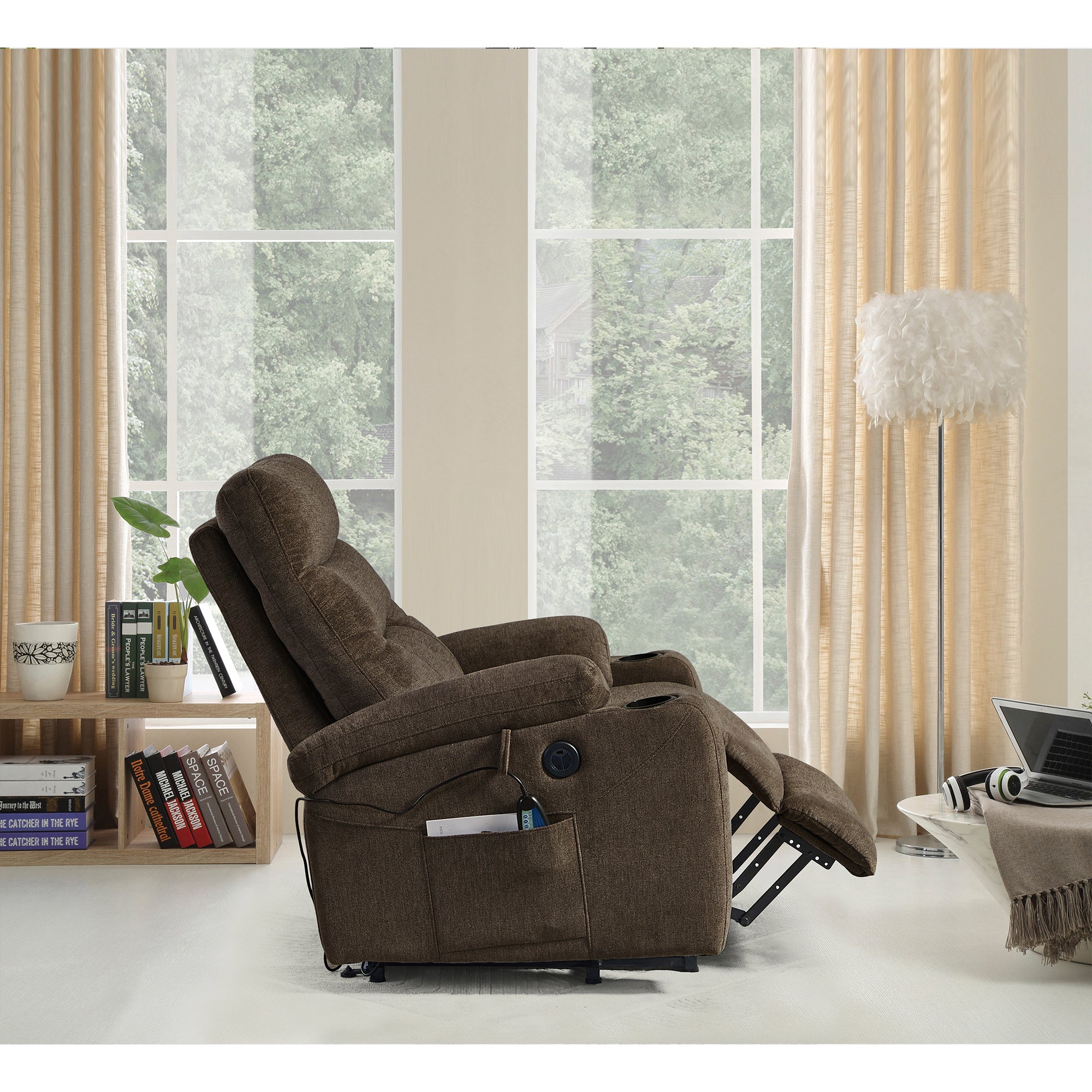 Liyasi Electric Power Recliner Relax Sofa Chair By: Alabama Beds