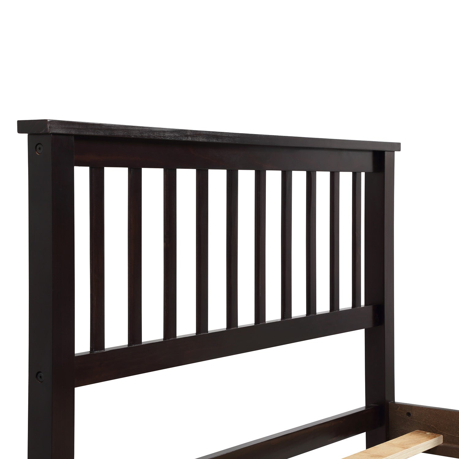 Twin Wood Platform Bed Frame with Headboard and Footboard By: Alabama Beds