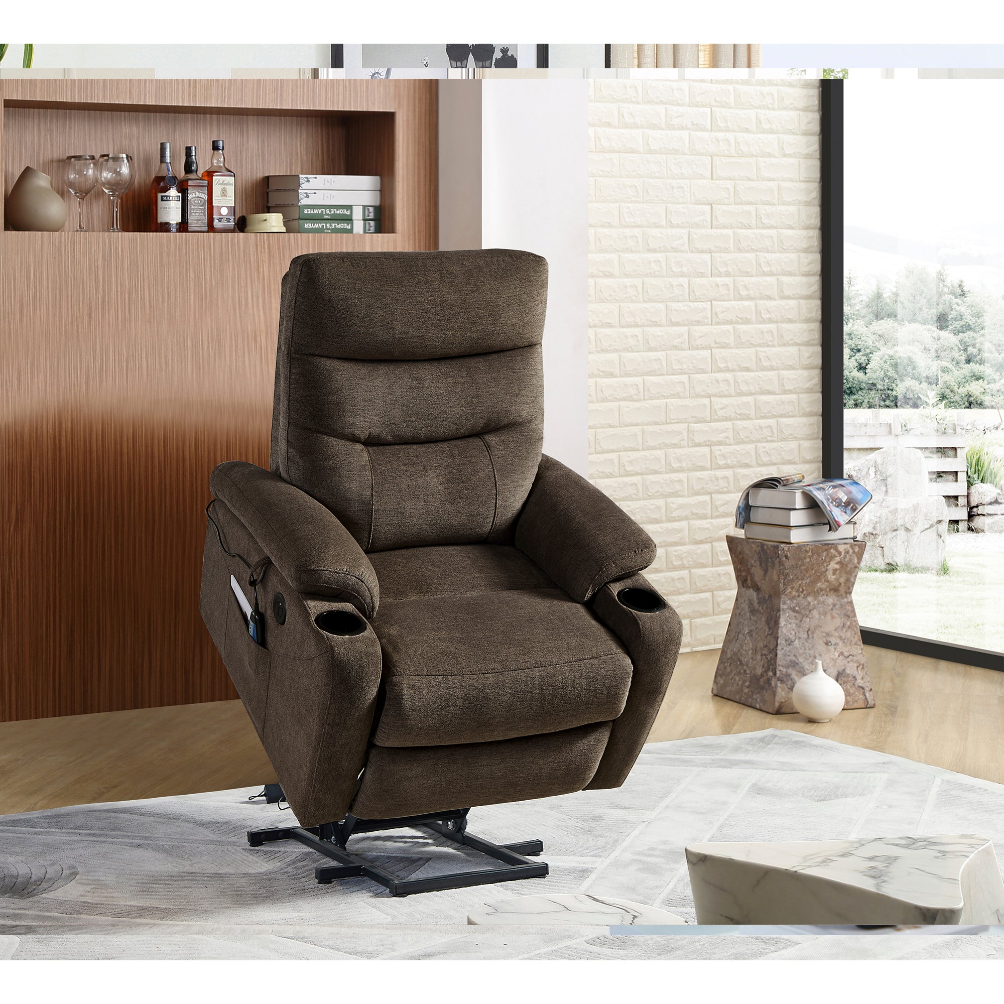 Liyasi Electric Power Recliner Relax Sofa Chair By: Alabama Beds