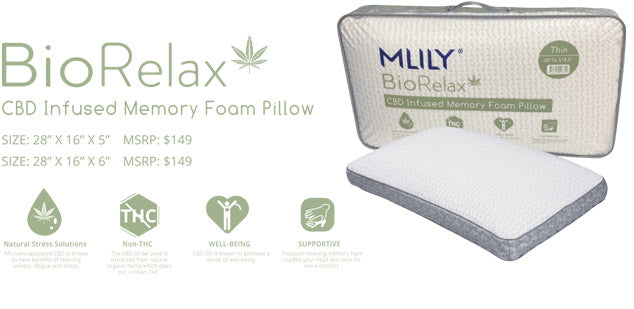 Best Comfortable Memory Foam Bio Relax Pillow By: Alabama Beds