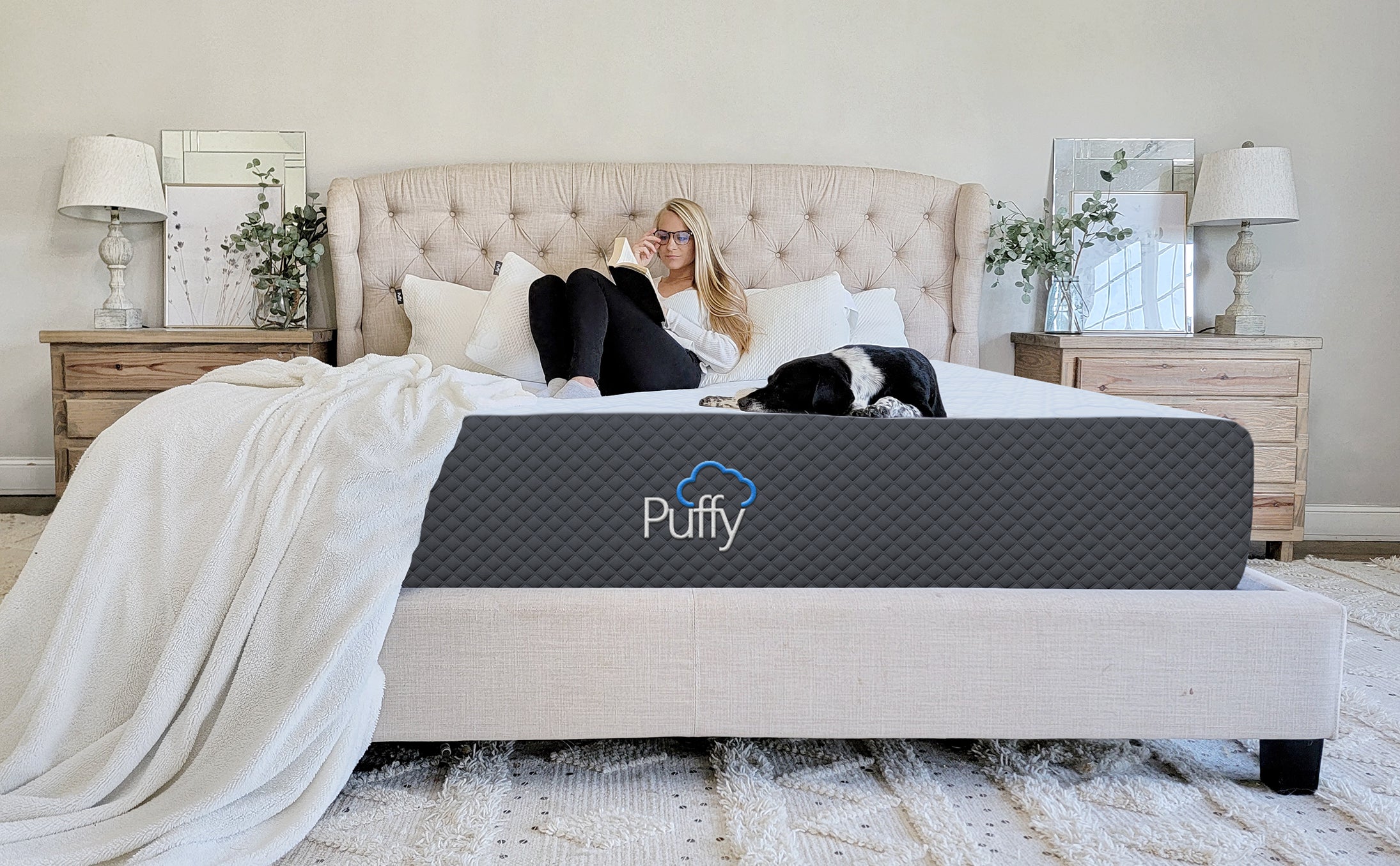 Cool Puffy Mattress with Memory Foam Technology By: Alabama Beds