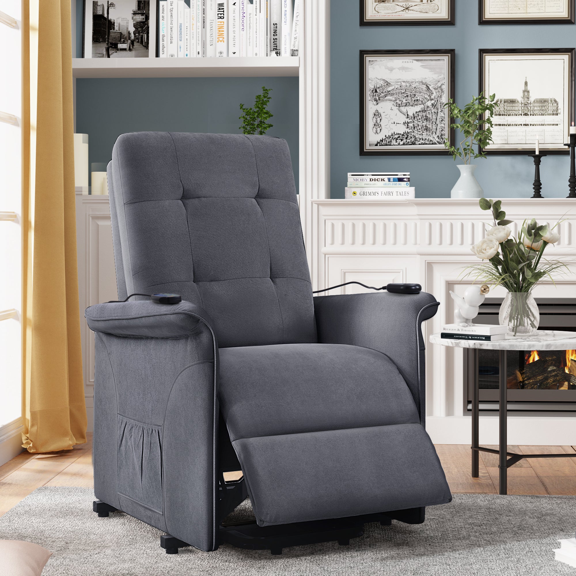 Adjustable Power Lift Recliner Chair for Elderly By: Alabama Beds