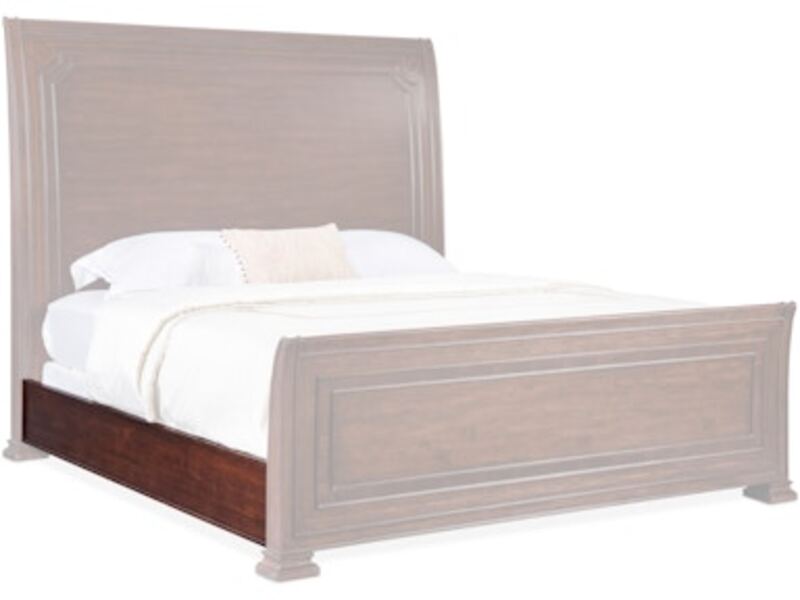 Hooker Furniture Bedroom Charleston 5/0 Sleigh Footboard