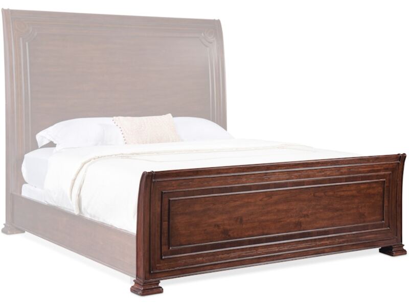 Hooker Furniture Bedroom Charleston 5/0 Sleigh Footboard