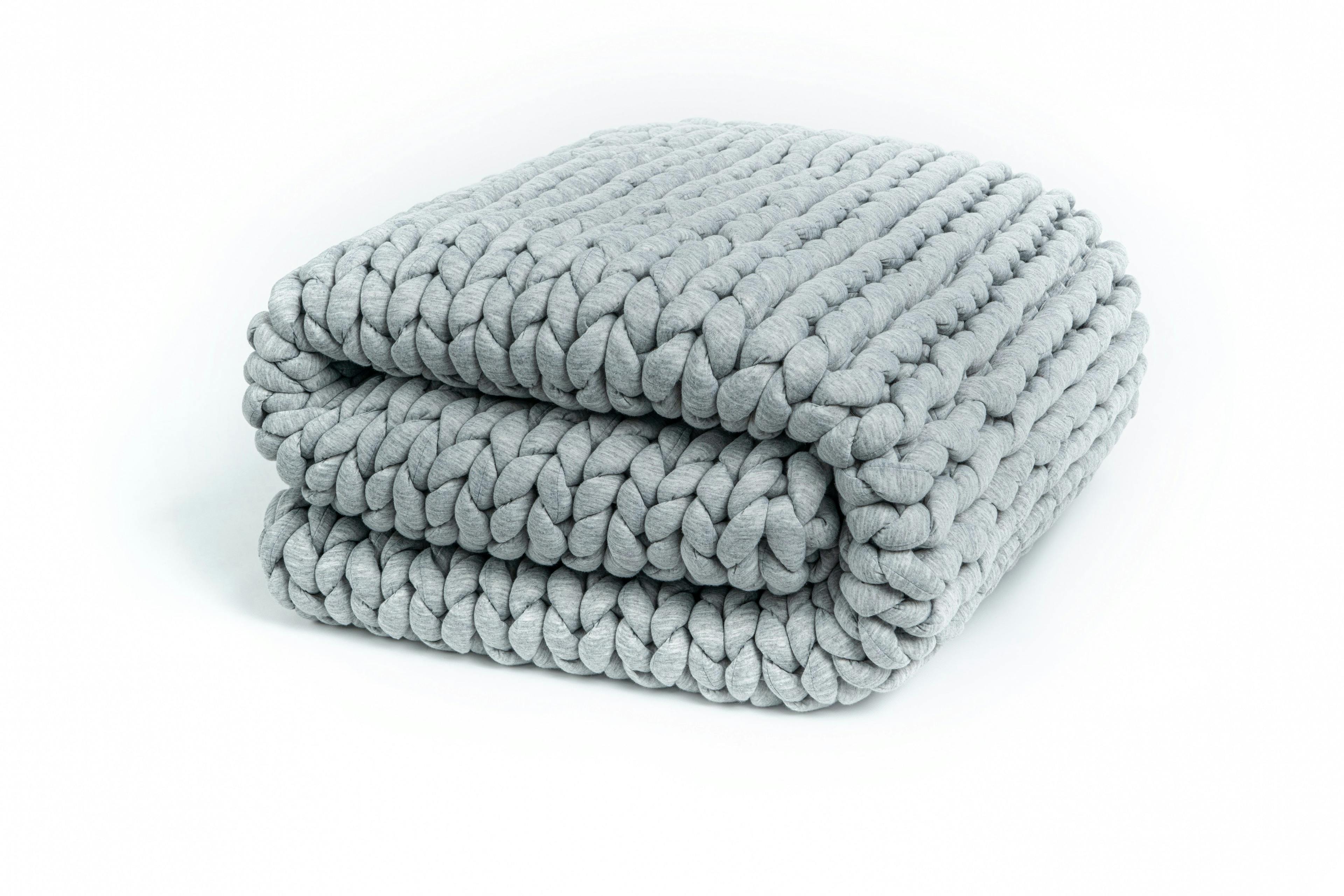 Chunky Knit Weighted Blanket