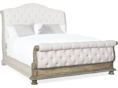 Hooker Furniture Bedroom Castella 6/6 Tufted Footboard