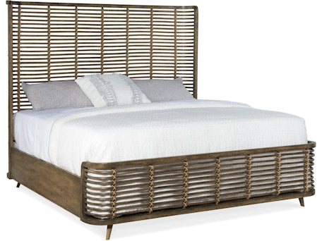 Hooker Furniture Bedroom Sundance 5/0-6/6 Rattan Footboard