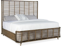 Hooker Furniture Bedroom Sundance 5/0-6/6 Rattan Footboard