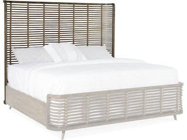 Hooker Furniture Bedroom Sundance 5/0-6/6 Rattan Footboard