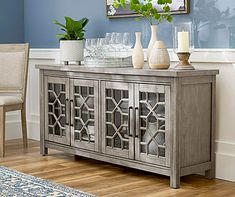 79 Taupe Console Accent Console