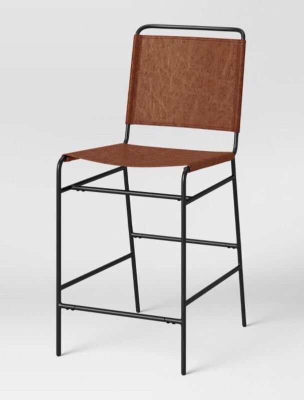 760-24 Brown Metal Stool