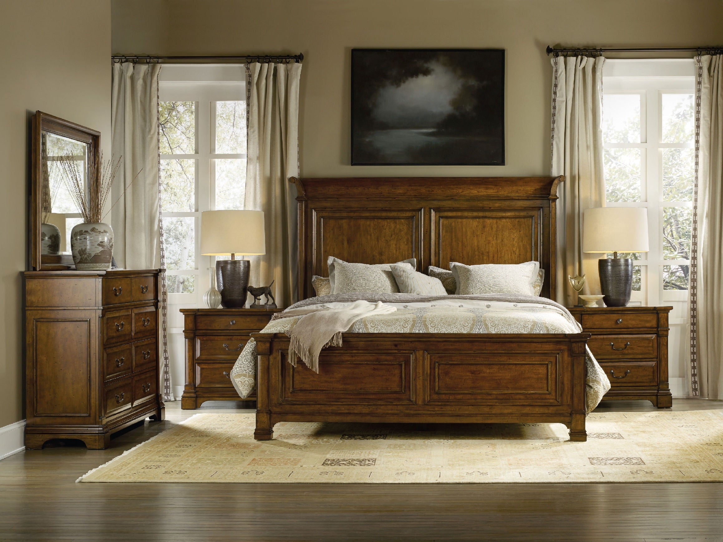 Hooker Furniture Bedroom Tynecastle Panel Bed