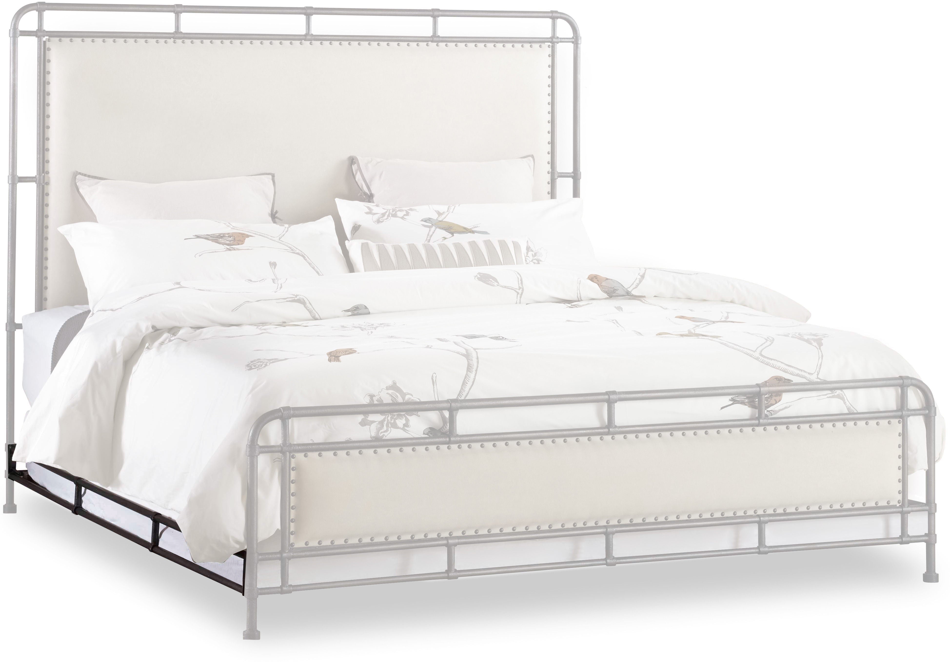 Hooker Furniture Bedroom Studio 7H Slumbr King Metal Upholstered Bed