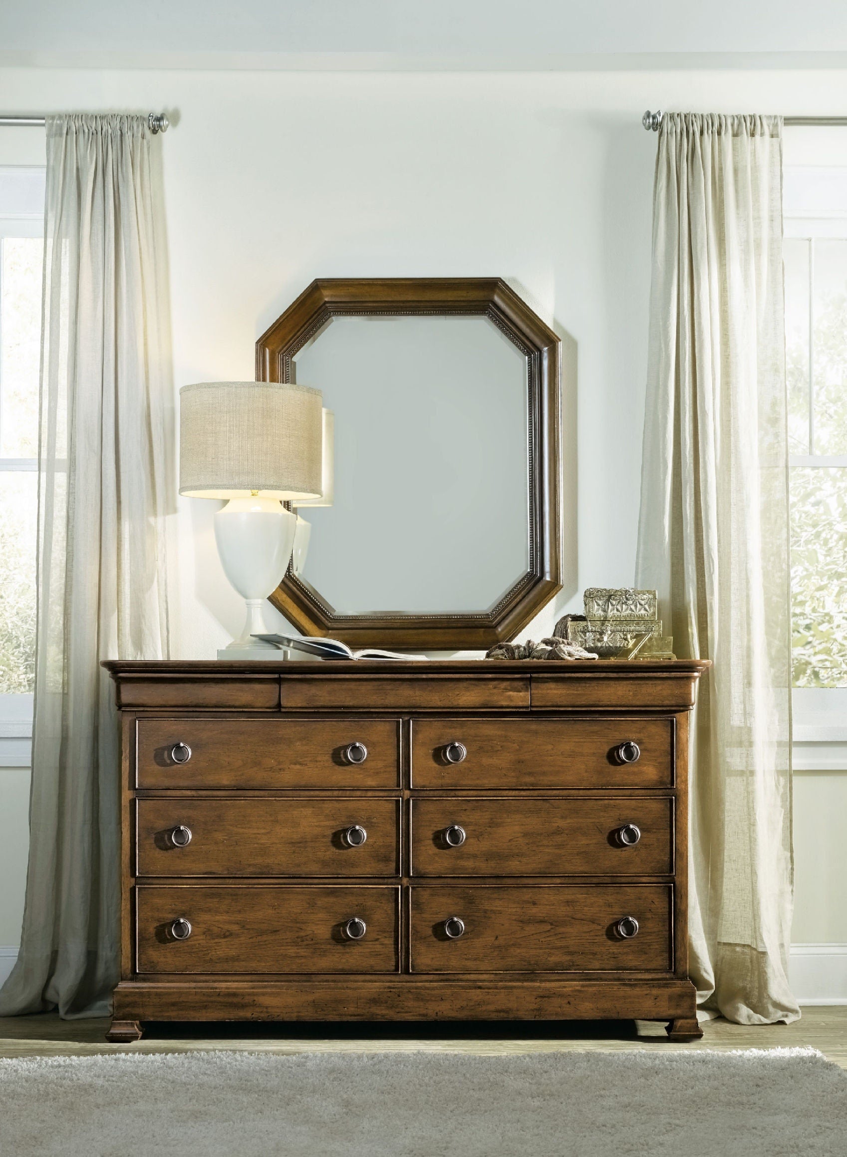 Hooker Furniture Archivist Nine-Drawer Dresser