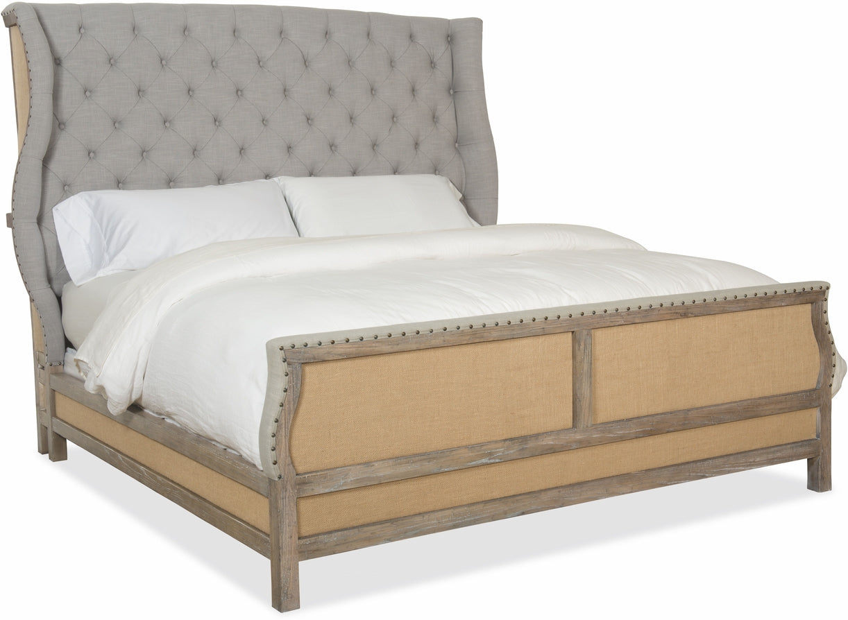 Hooker Furniture Bedroom Boheme Bon Vivant De-Constructed Uph Bed