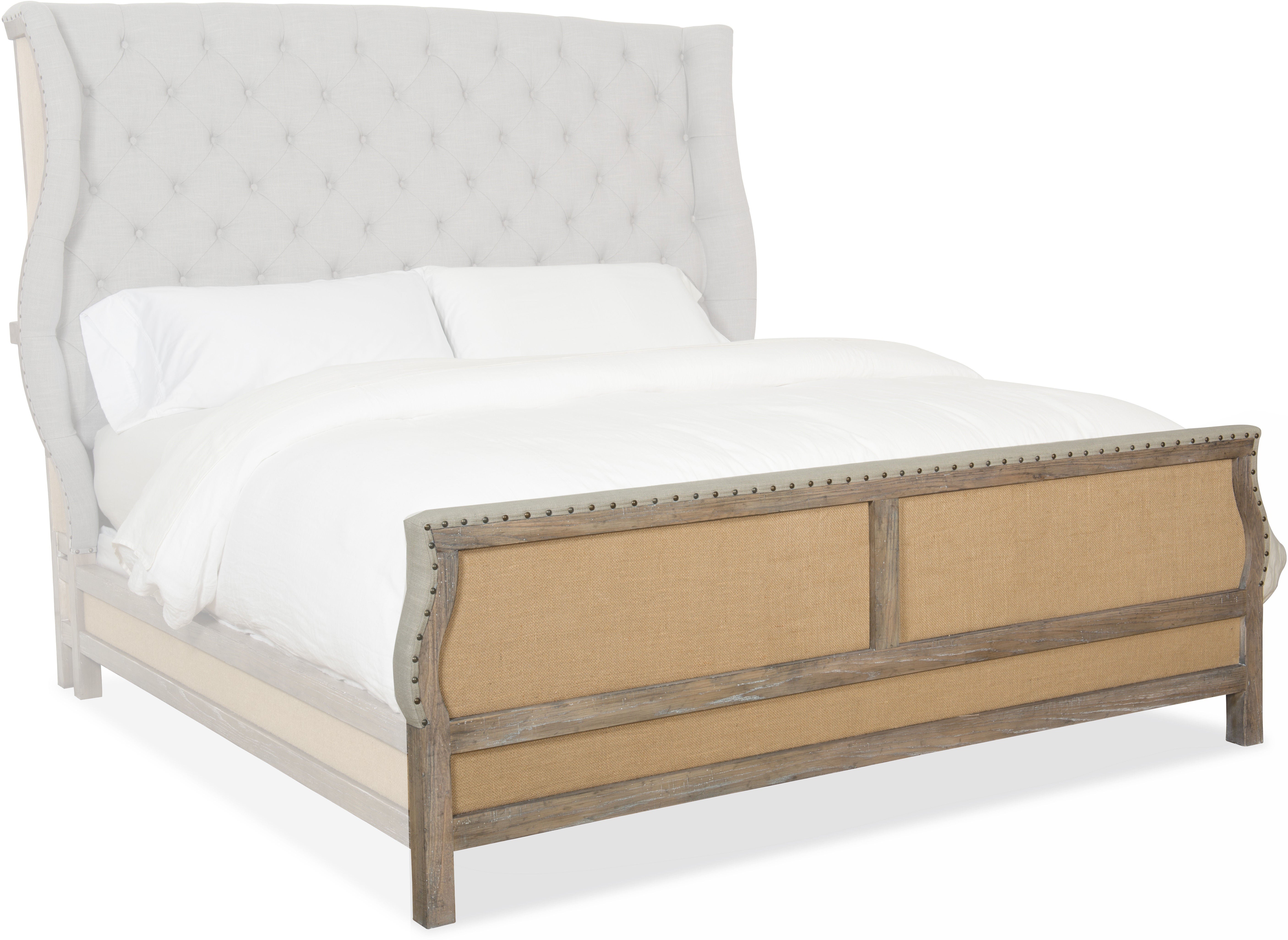 Hooker Furniture Bedroom Boheme Bon Vivant De-Constructed 5/0 Uph Footboard