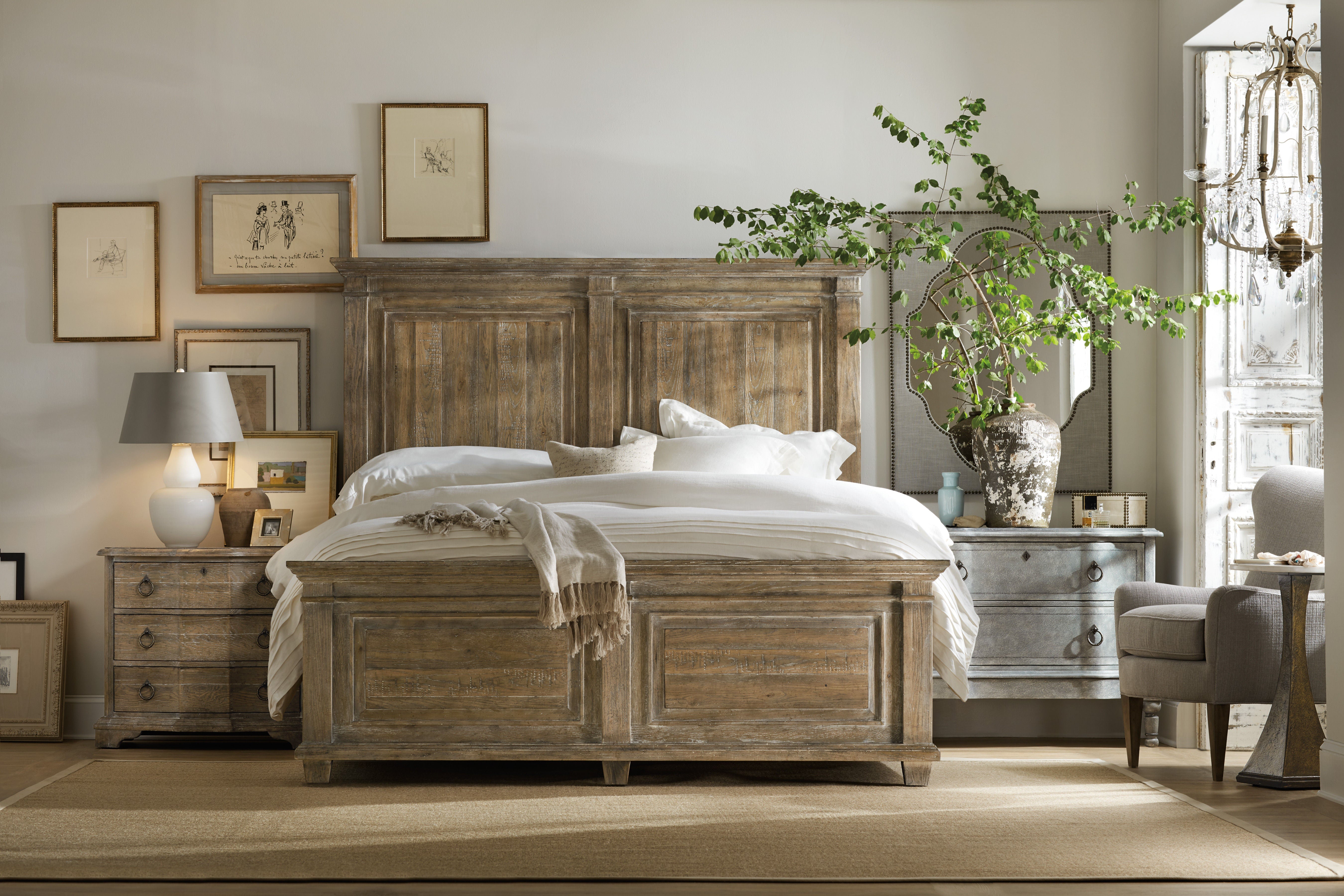 Hooker Furniture Bedroom Boheme Laurier Panel Bed