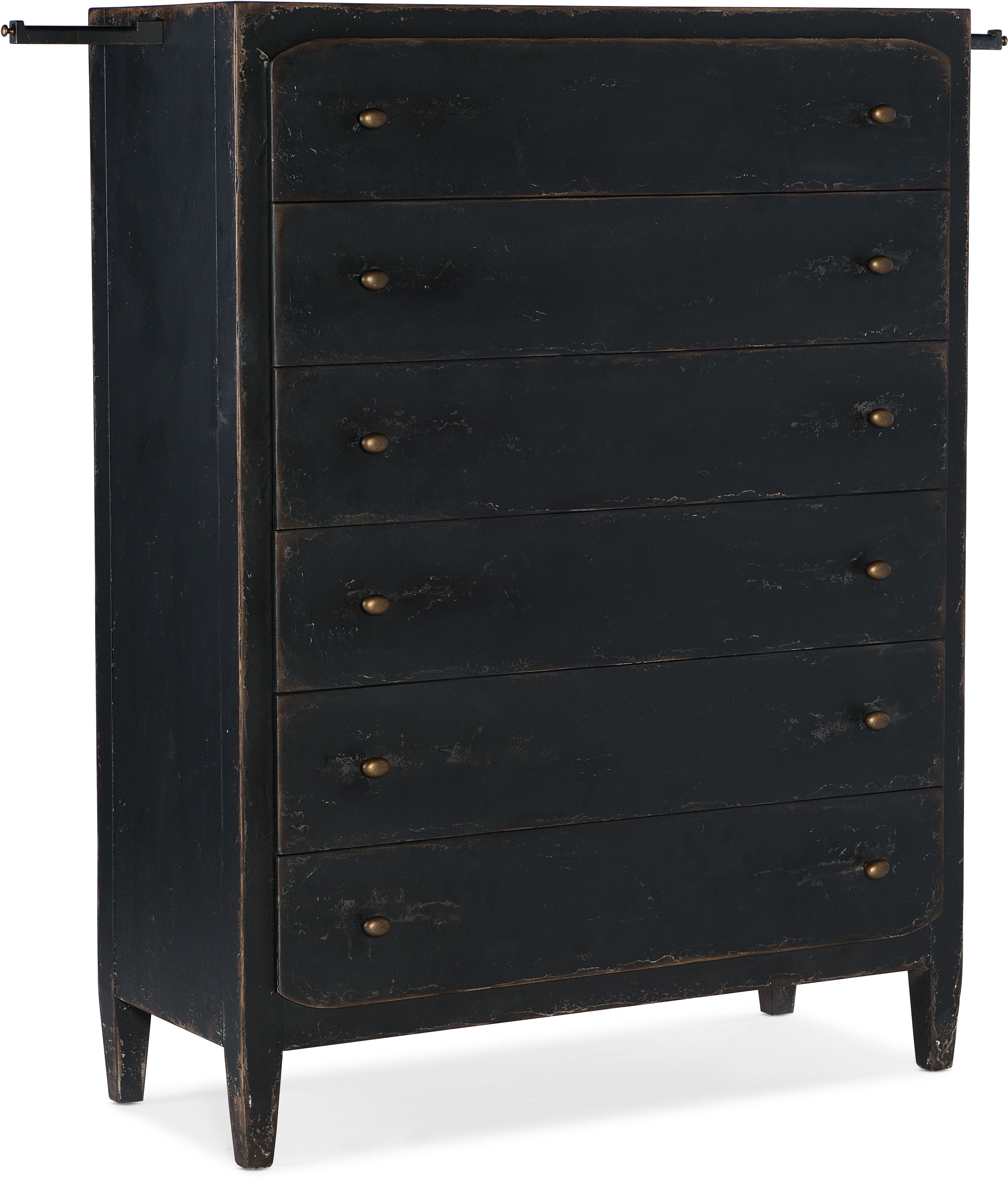 Hooker Furniture Ciao Bella Six-Drawer Chest- Black