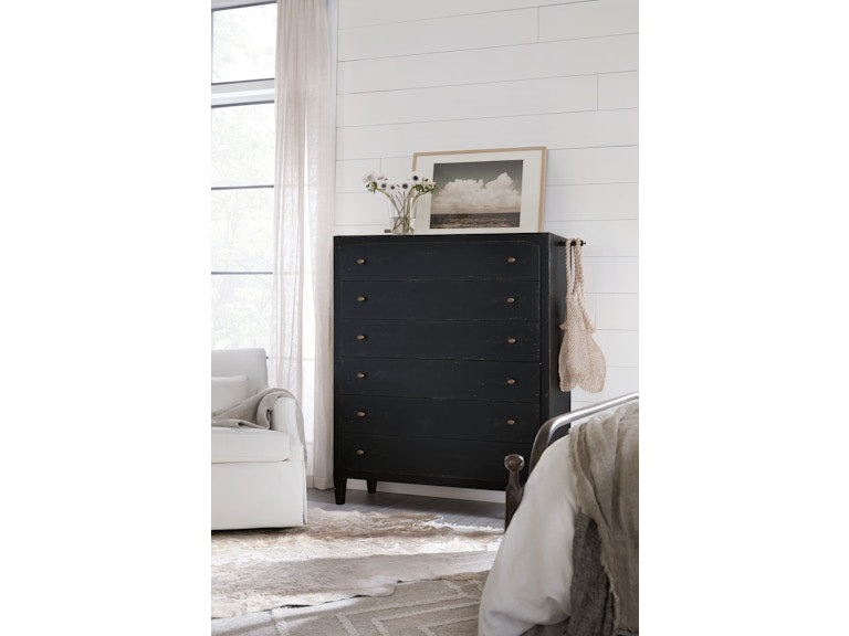 Hooker Furniture Ciao Bella Six-Drawer Chest- Black