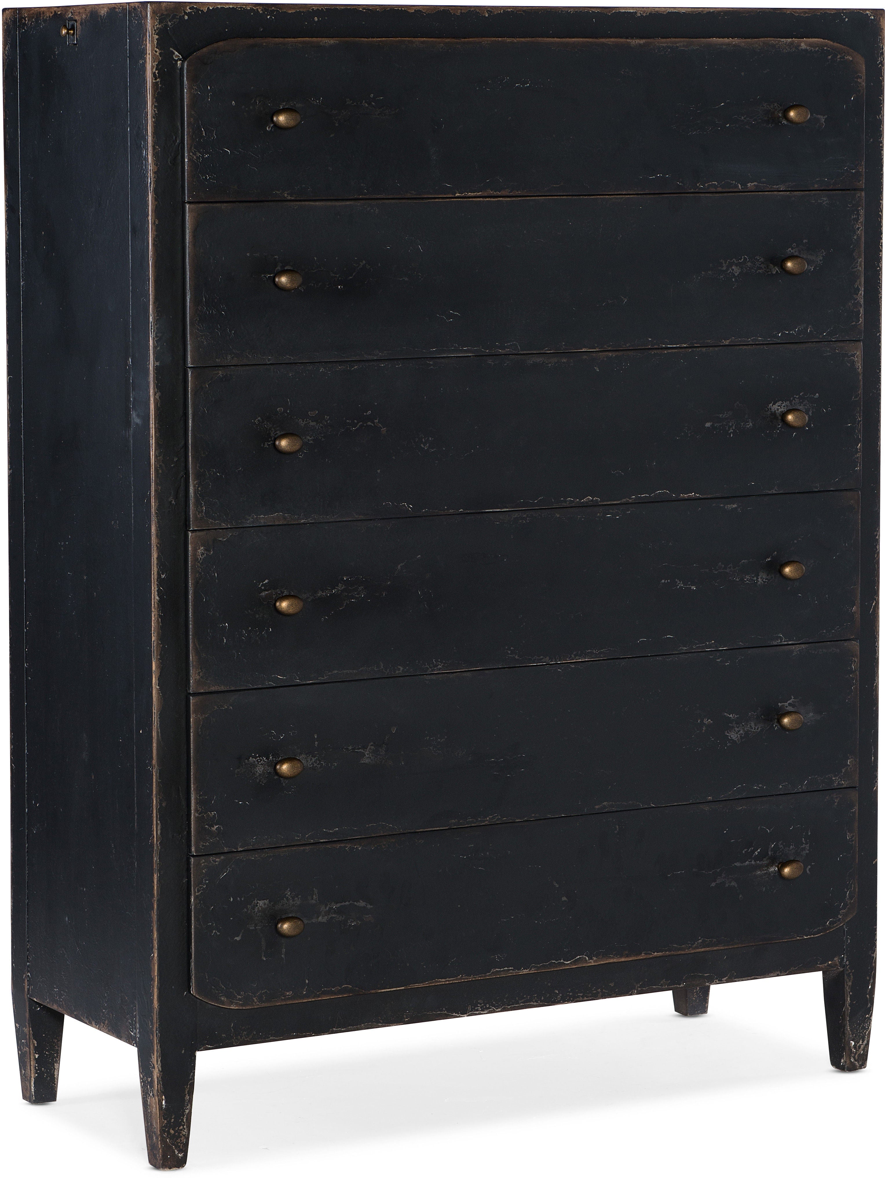 Hooker Furniture Ciao Bella Six-Drawer Chest- Black