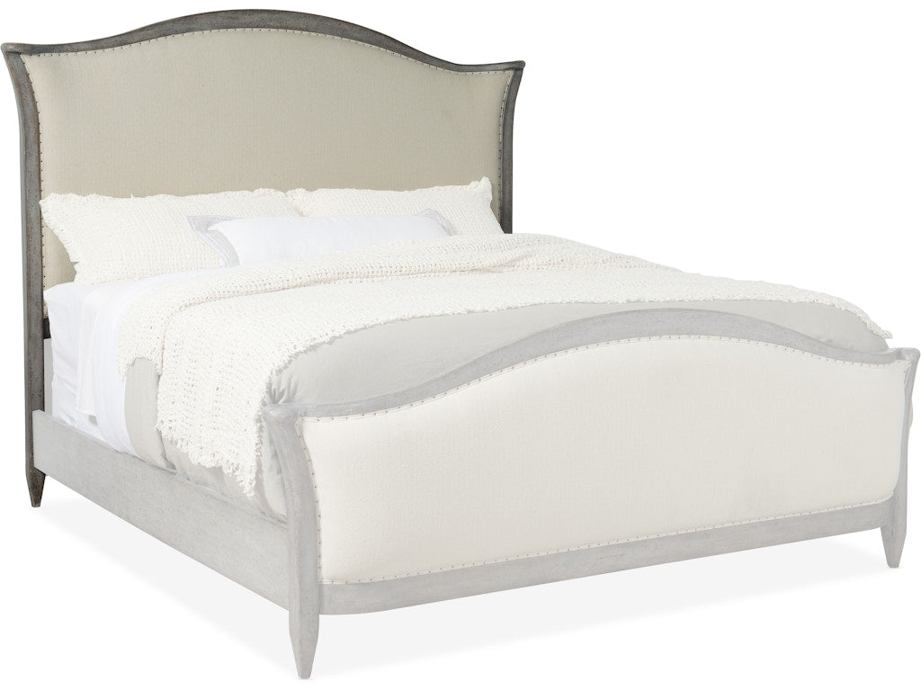 Hooker Furniture Bedroom Ciao Bella Upholstered Bed-Speckled Gray