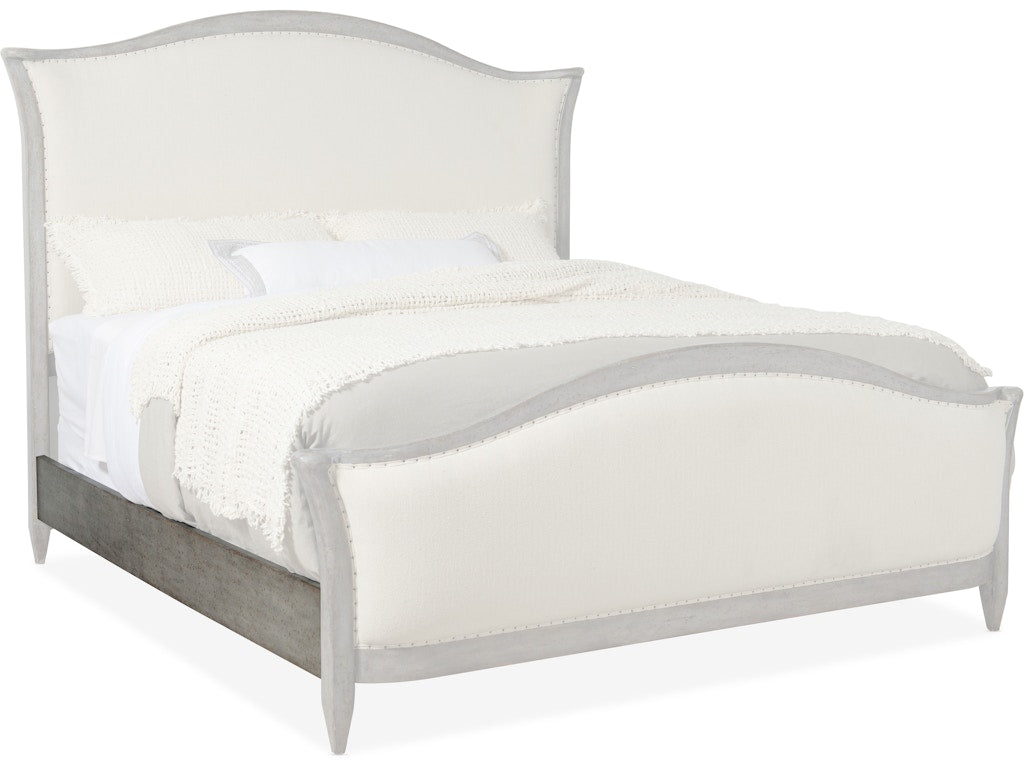 Hooker Furniture Bedroom Ciao Bella Upholstered Bed-Speckled Gray