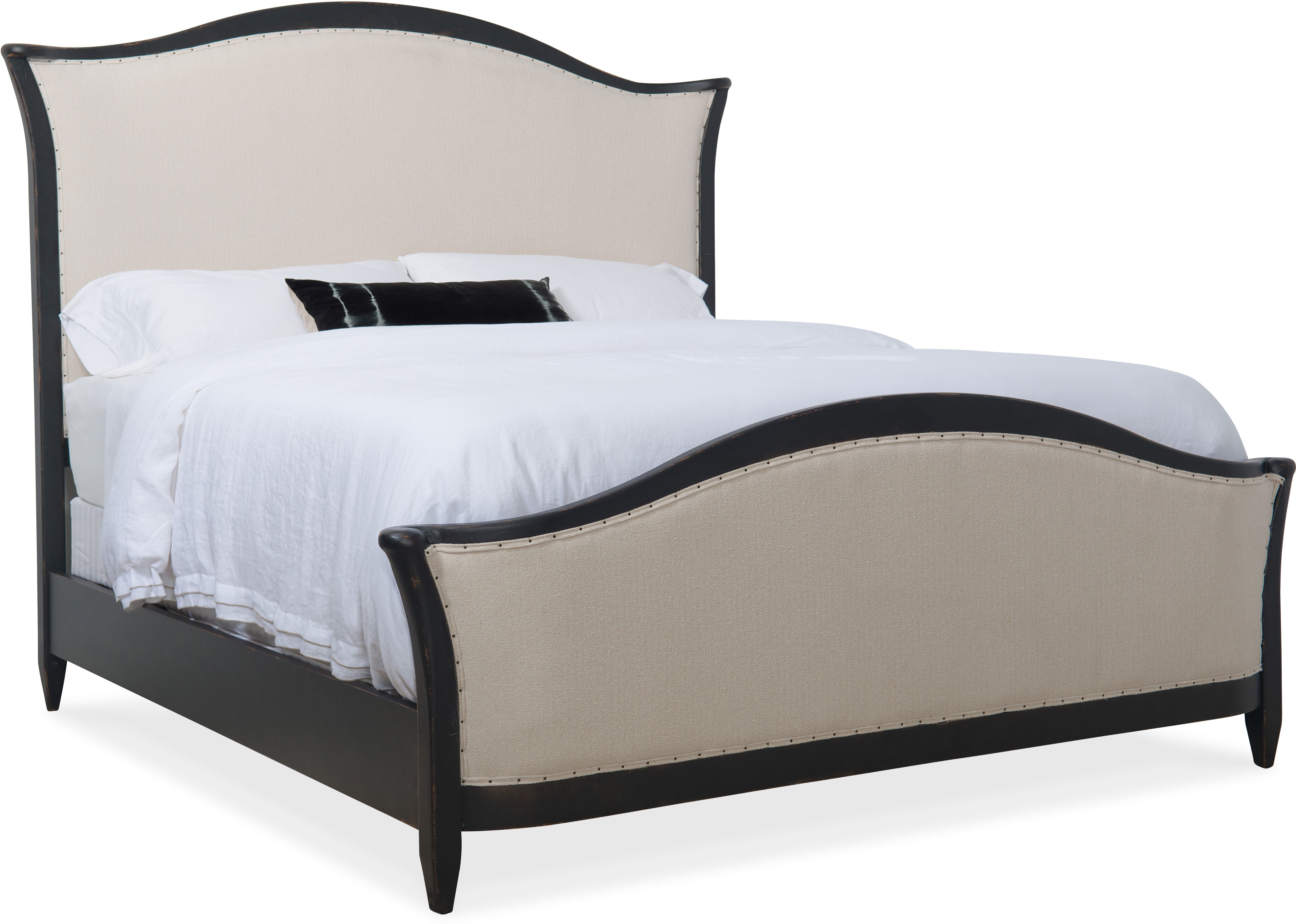 Hooker Furniture Bedroom Ciao Bella Upholstered Bed- Black