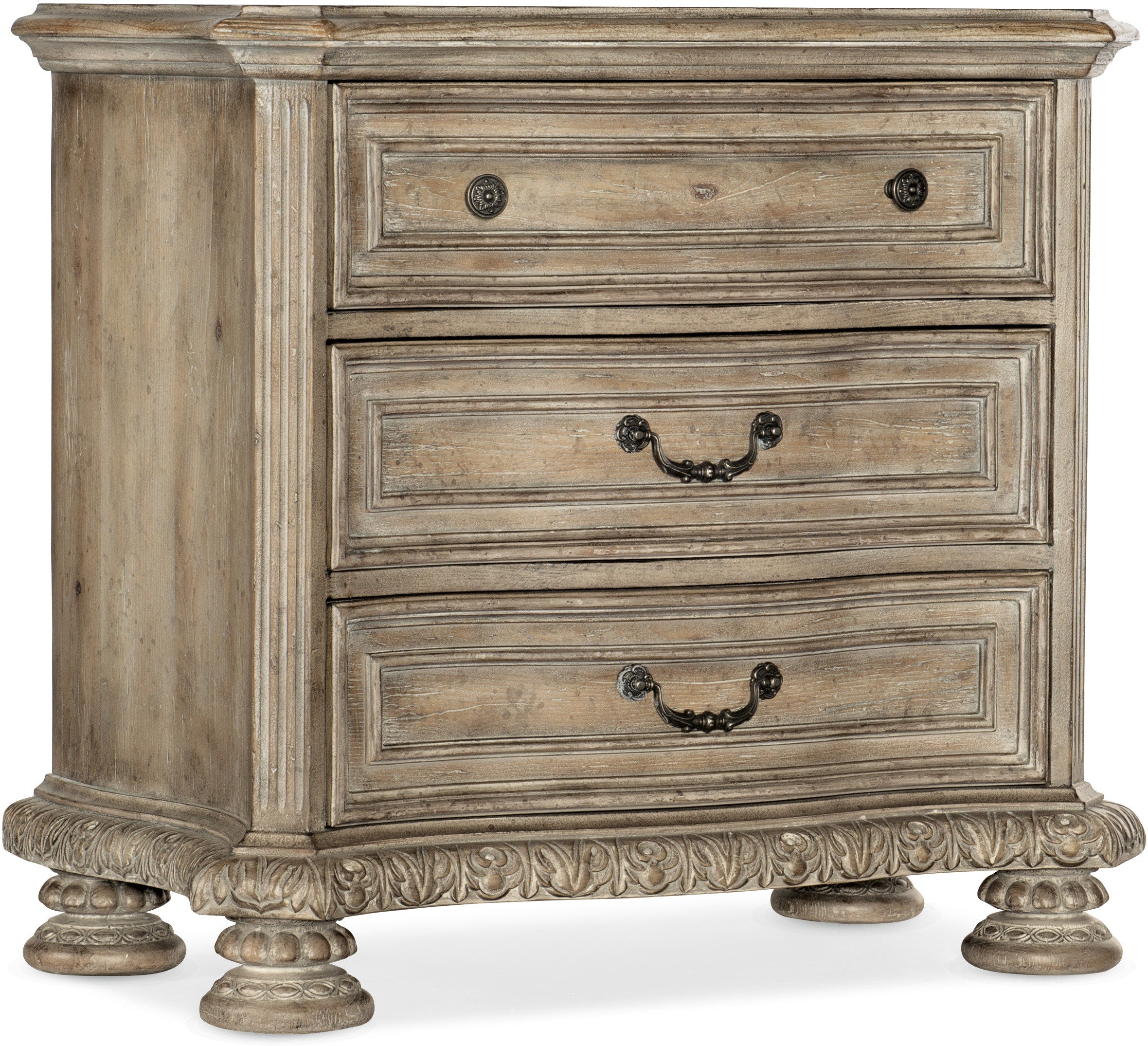 Hooker Furniture Castella Three Drawer Nightstand