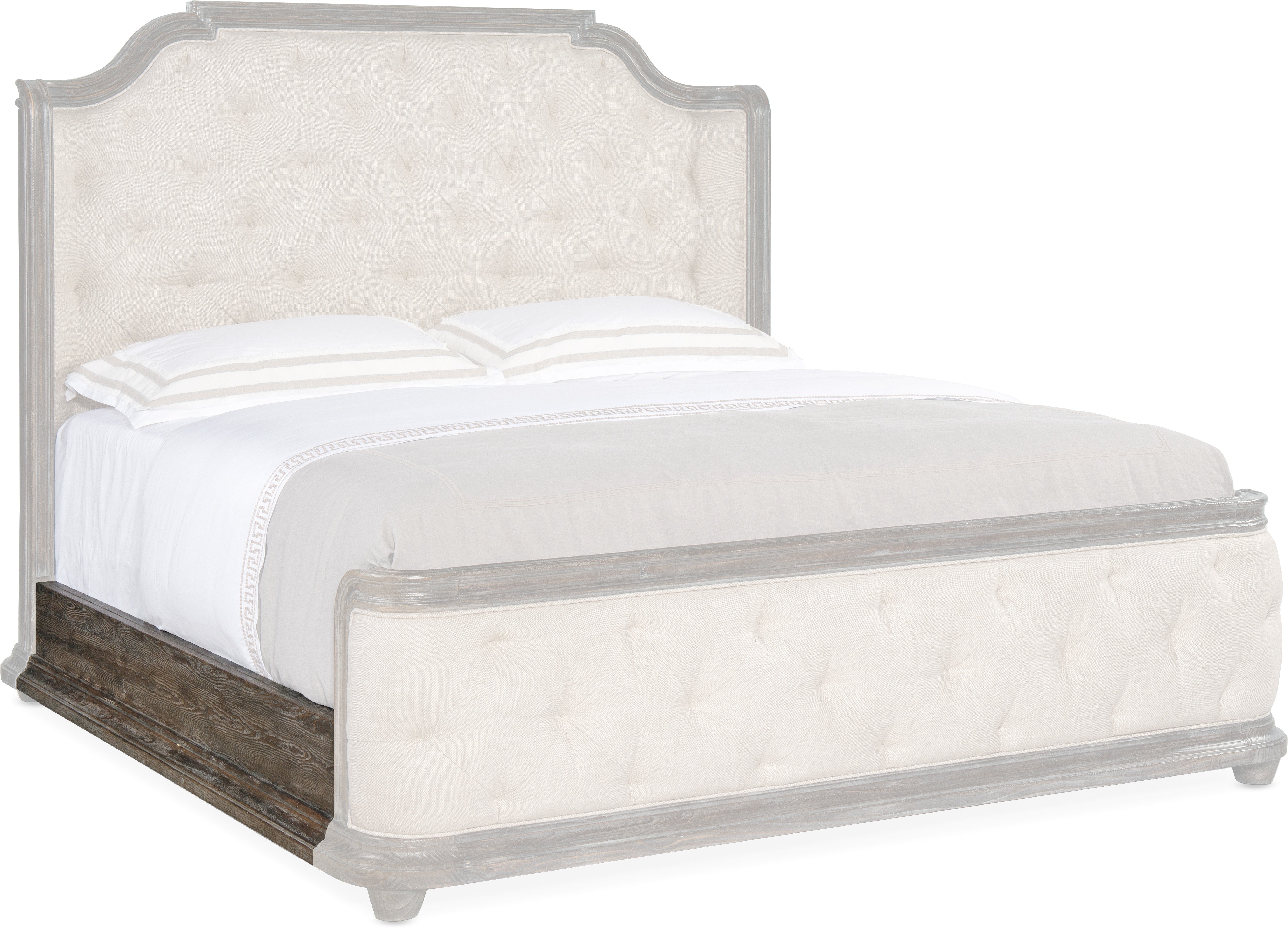 Hooker Furniture Bedroom Traditions Upholstered Panel Bed