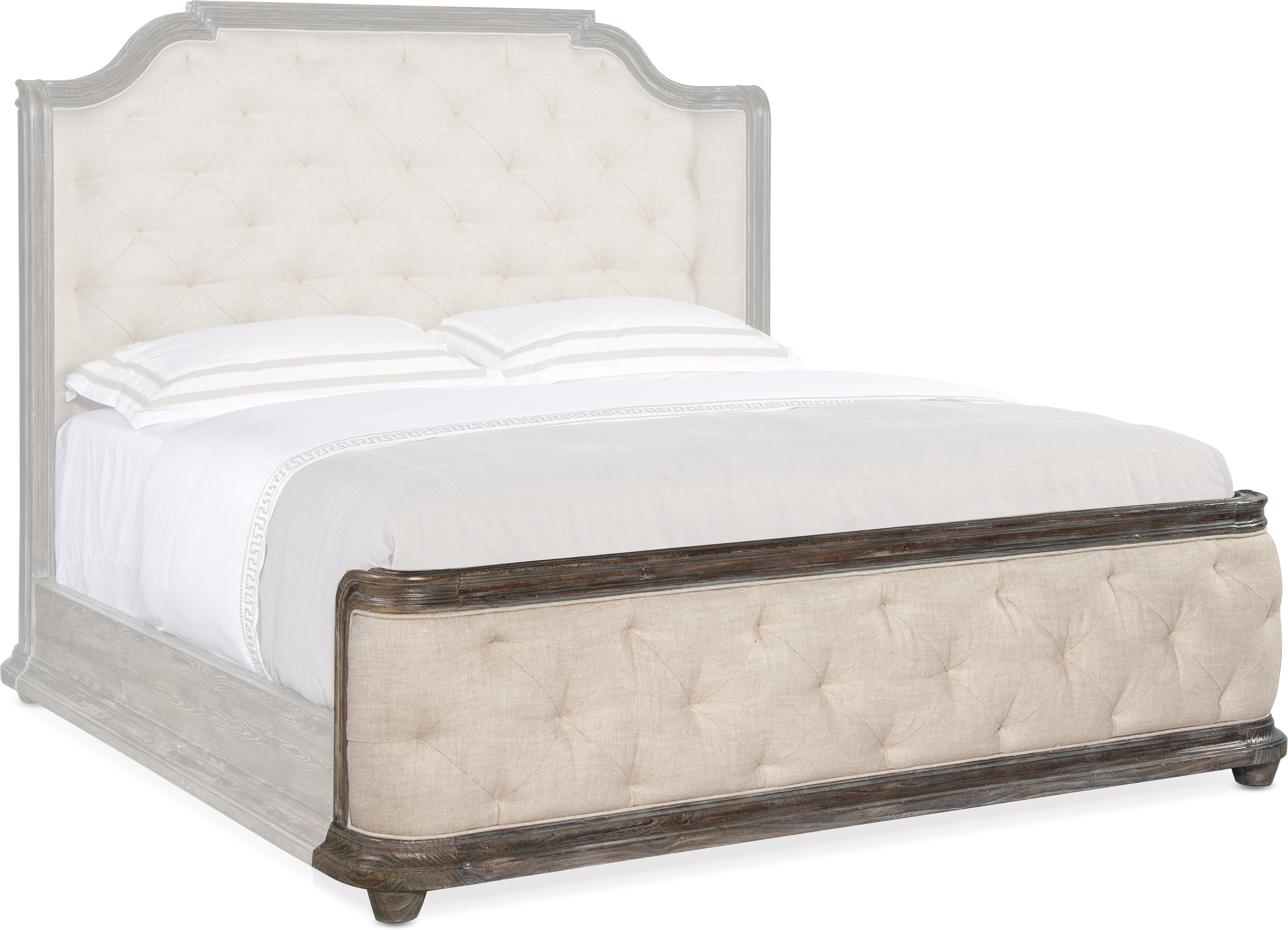 Hooker Furniture Bedroom Traditions Upholstered Panel Bed