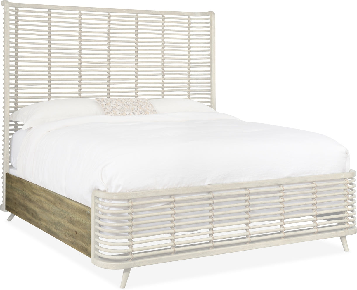 Hooker Furniture Bedroom Surfrider 5/0-6/6 Rattan Footboard