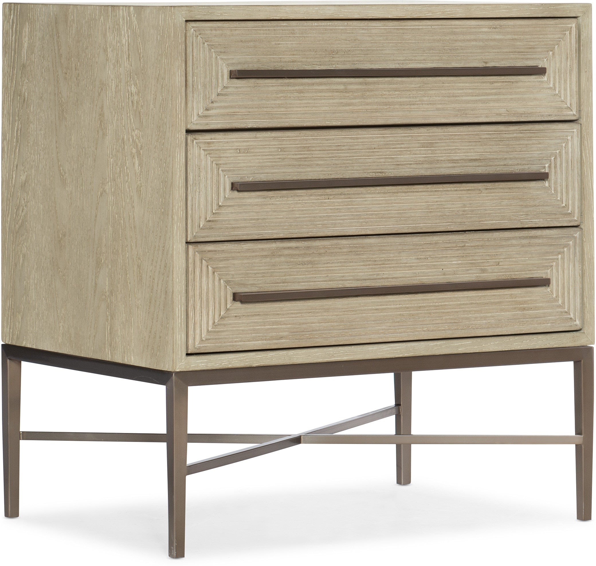 Hooker Furniture Cascade Three Drawer Nightstand