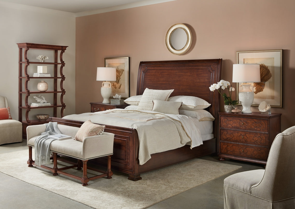 Hooker Furniture Bedroom Charleston Cal King Sleigh Bed