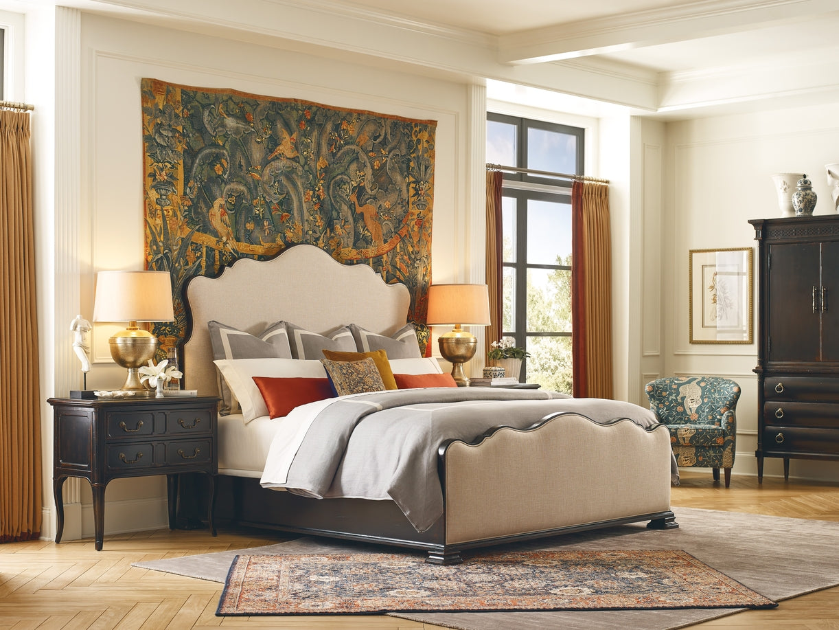 Hooker Furniture Bedroom Charleston King Upholstered Bed