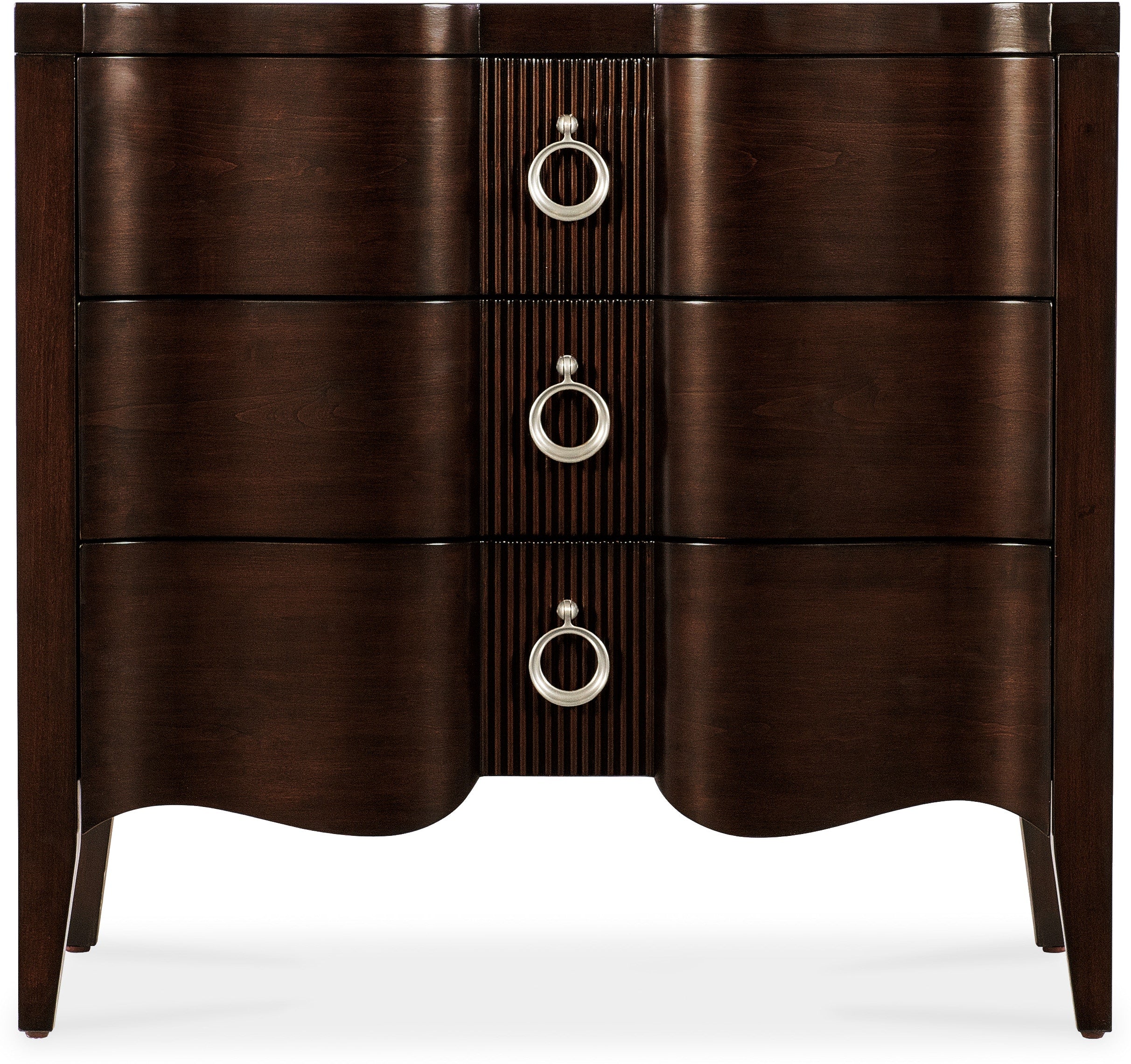 Hooker Furniture Bella Donna Three-Drawer Nightstand