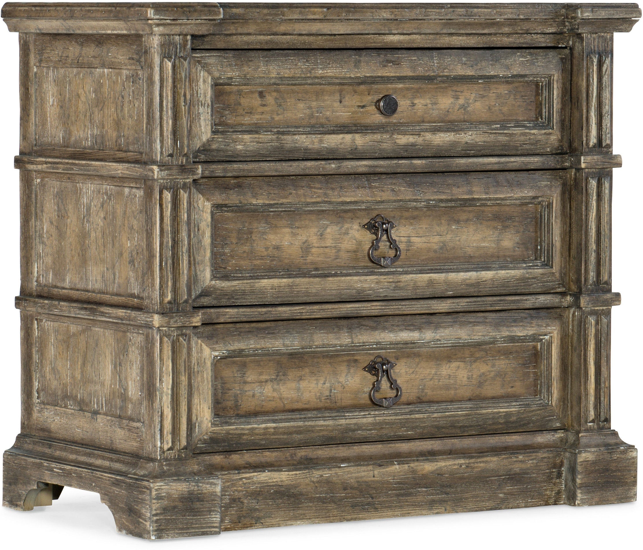 Hooker Furniture La Grange Jefferson Three Drawer Nightstand